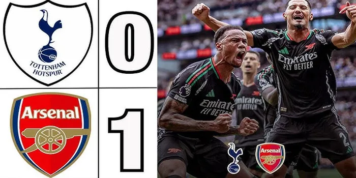 Premier League - Arsenal Berhasil Menundukkan Totthenham Dengan Skor Tipis 1-0